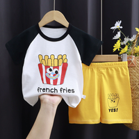 Kids French Fries Shorts Set  (2p-110)