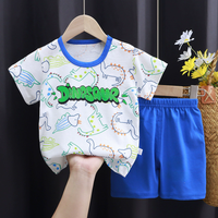 Kids Dinosaur Pattern Shorts Set  (2p-115)