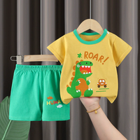 Kids Roar Dino Shorts Set  (2p-88)
