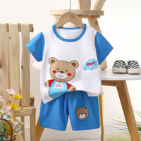 Kids Best Friends Bear Shorts Set  (2p-98)