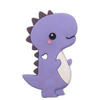 Silicon Baby Teether Dino Purple