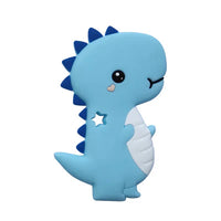 Silicon Baby Teether Dino Blue
