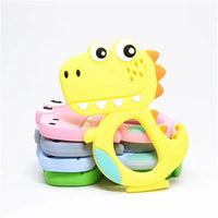 Baby Teether Dino Yellow