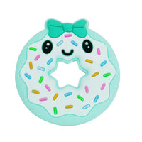 Baby Teether Donut Sea Green