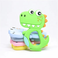 Baby Teether Dino Green