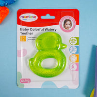 Baby Water Teether Duck Green