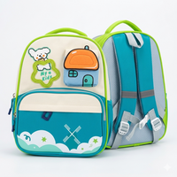Puppy & Countryside Windmill Children's Backpack Sky Blue