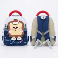 Kawaii Character Backpack Blue
