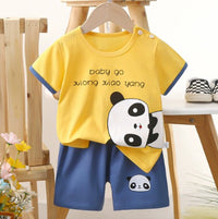 Kids Panda Fun Shorts Set (2p-95)