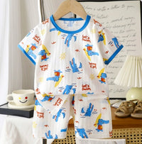 Kids Happy Croc Shorts Set (2p-103)