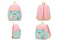 Kids Travel & School Backpack with Bear Design (Pink)