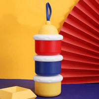 Baby Milk Container 3Pcs Multi Color