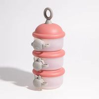 Baby Milk Container 3Pcs Peach