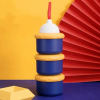 Baby Milk Container 3Pcs Navy Blue